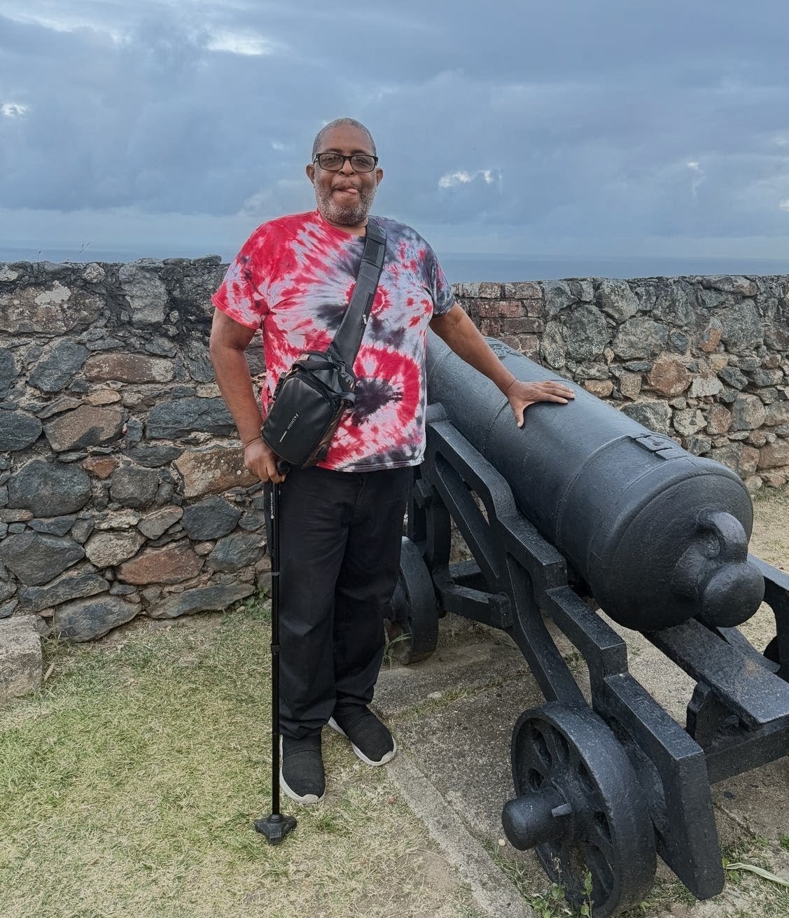Standing by the cannon