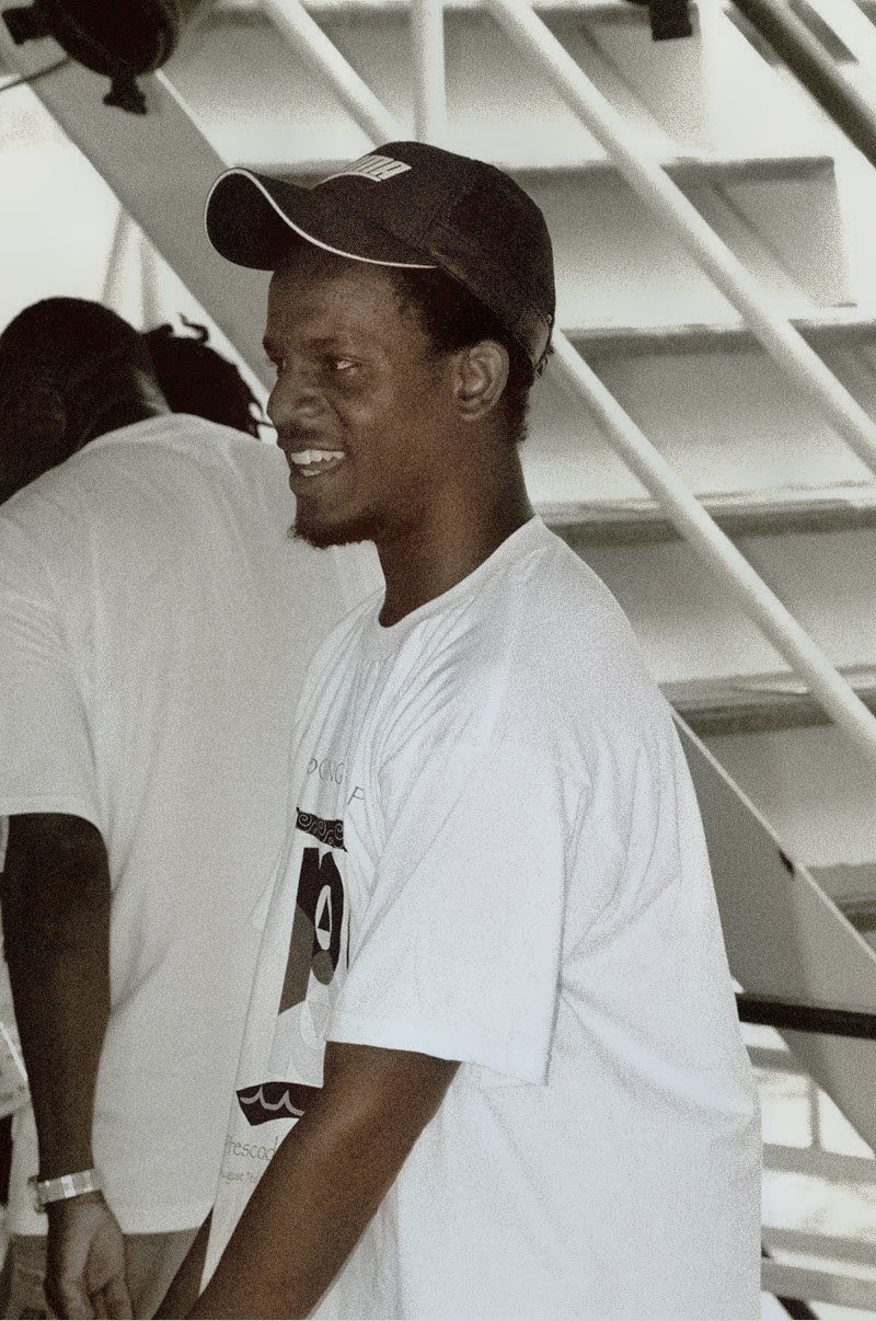 Reunion shirt and a wide smile